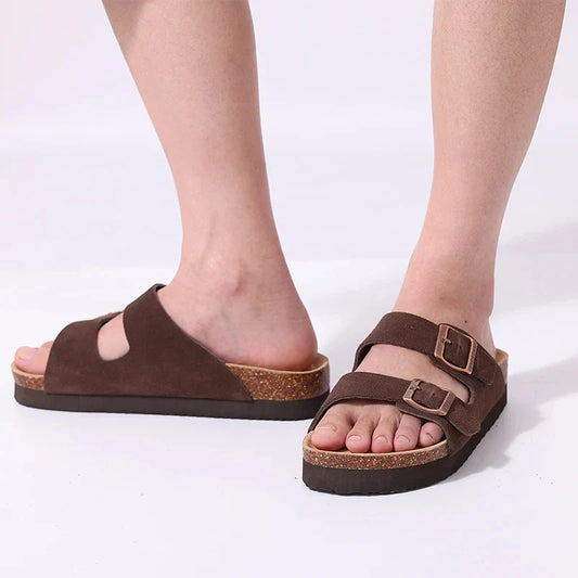 Bruna | Sandalias de corcho de confort natural