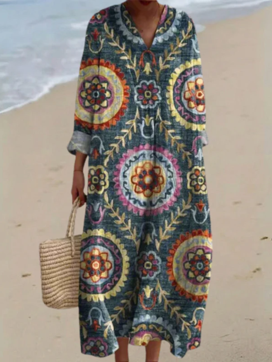 Vestido estampado brisa de verano