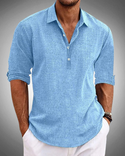 Camisa Clásica de Algodón Sabbio