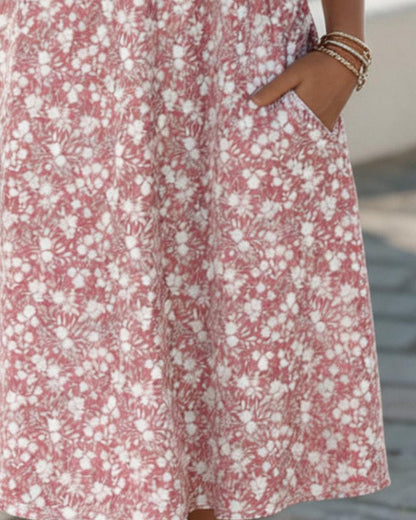 Carmen | Vestido midi floral suelto y ligero