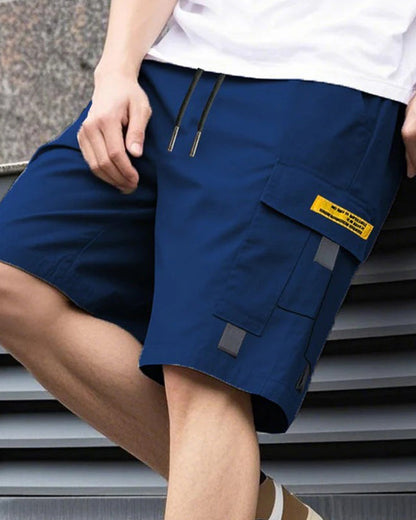 Veluro - Shorts cargo casual para hombre