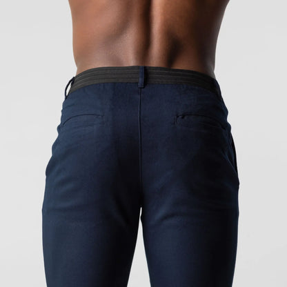 Chino Elástico Premium Azul