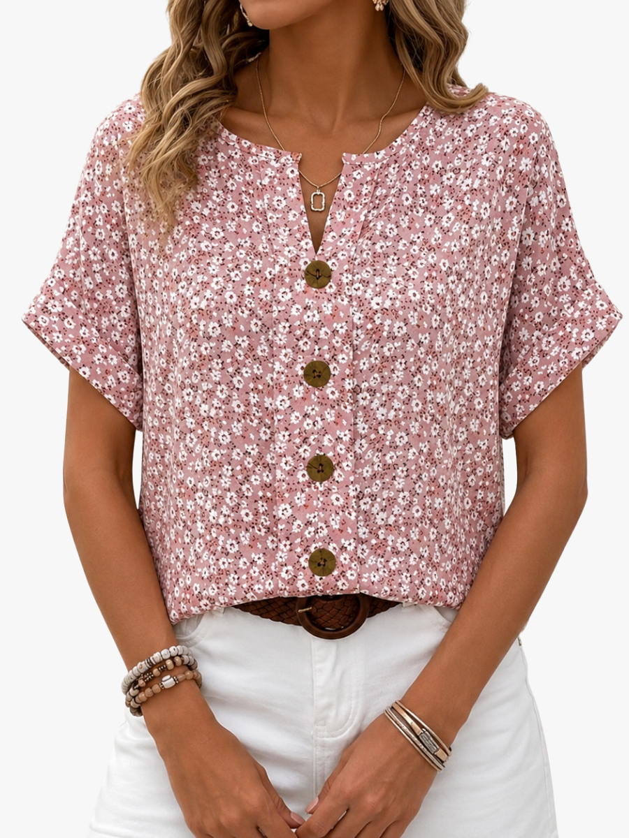 MOREAU | BLUSA FLORAL ELEGANTE PARA MUJER