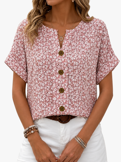 MOREAU | BLUSA FLORAL ELEGANTE PARA MUJER