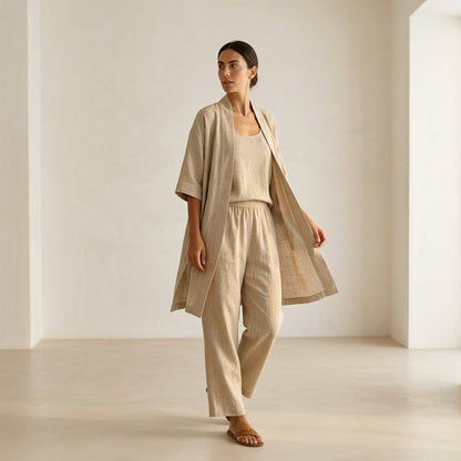 Isabela™ | Conjunto de lino elegante y sofisticado