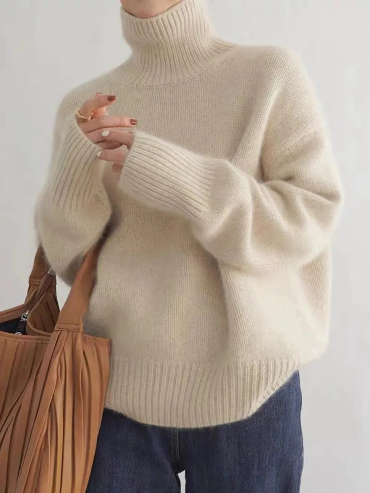 BELLA™ | Elegante jersey de cuello alto