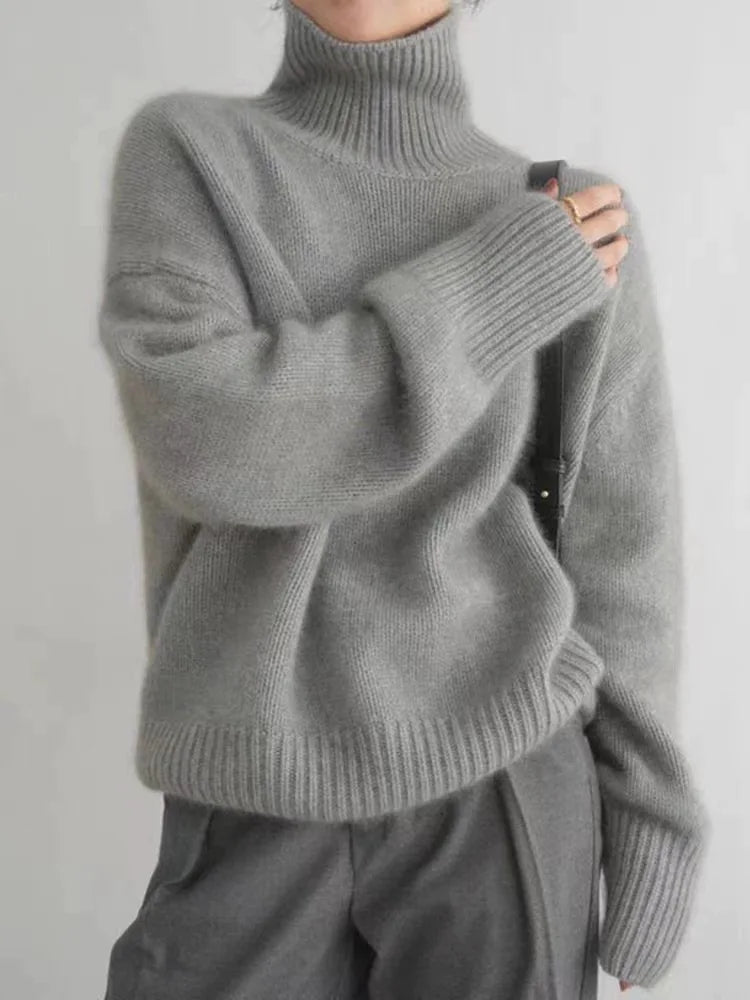 BELLA™ | Elegante jersey de cuello alto