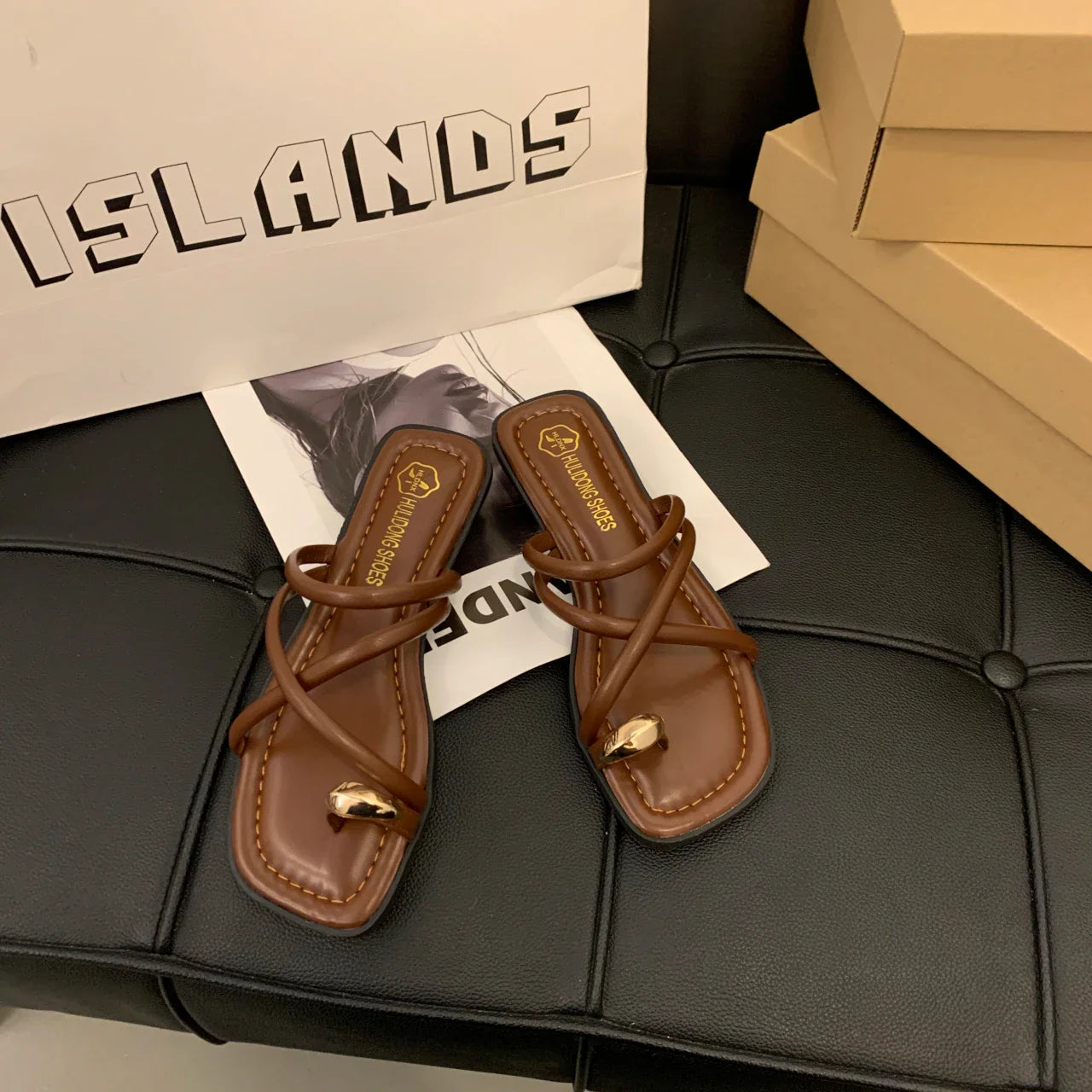 Ysara | Sandalias Cruzadas de Confort Ligero