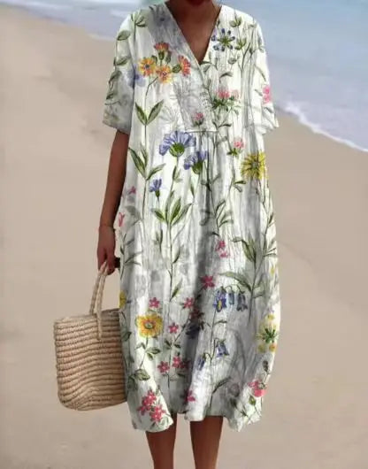 Vestido estampado brisa de verano