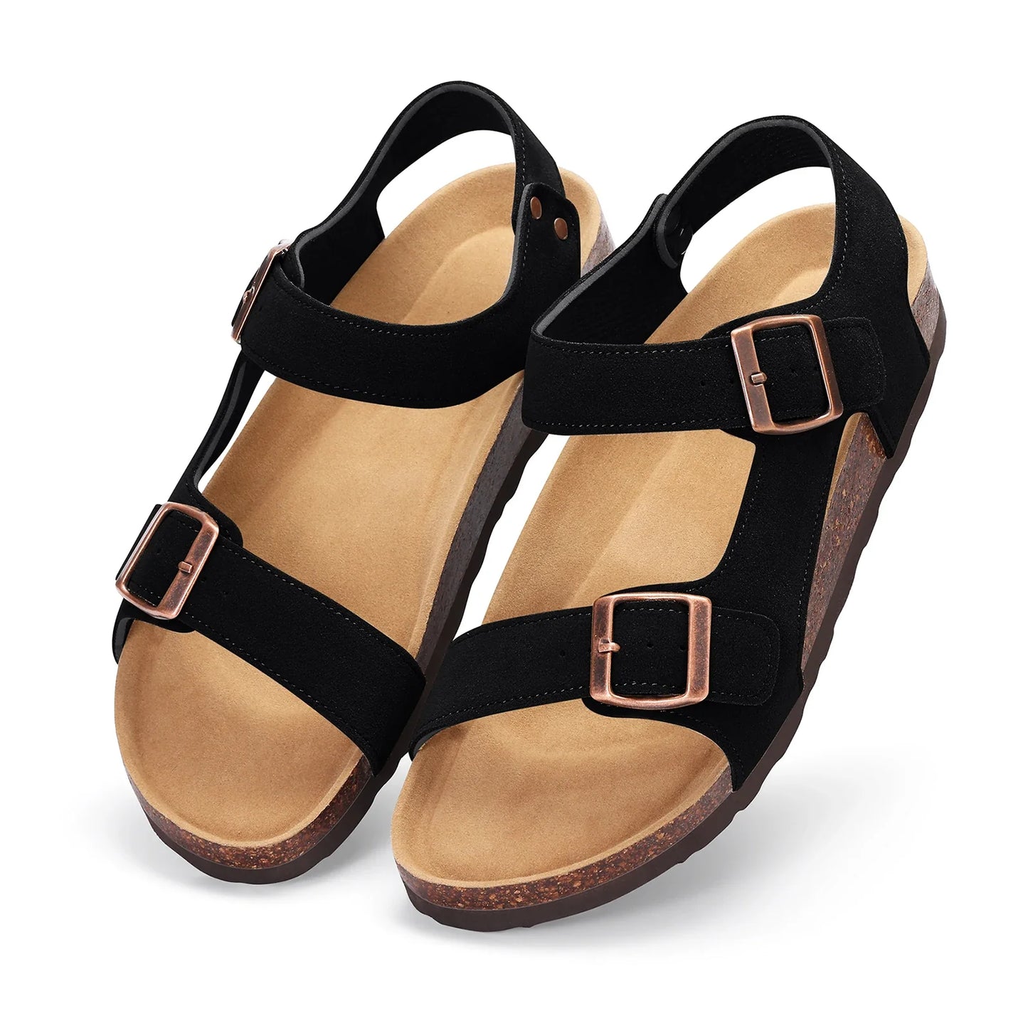 Maela | Zuecos de gamuza con confort natural