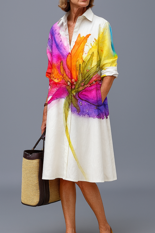 Brigida | Elegante vestido midi